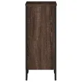 Bibliothèque chêne marron 50x31x74,5 cm bois d'ingénierie