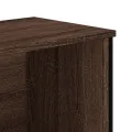 Bibliothèque chêne marron 50x31x74,5 cm bois d'ingénierie
