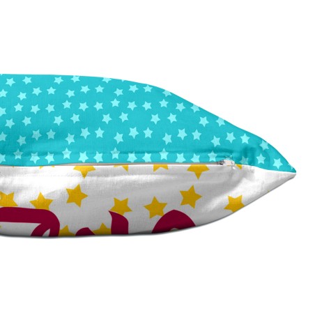 Housse de coussin HappyFriday Mr Fox Magic Rug Multicouleur 50 x 30 cm