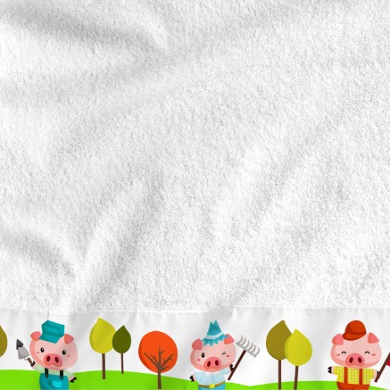 Ensemble de serviettes de toilette HappyFriday Mr Fox Piggys Multicoul 2