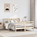 Cadre de lit avec tête de lit sans matelas 160x200 cm