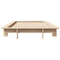 Cadre de lit sans matelas 100x200 cm bois massif de pin