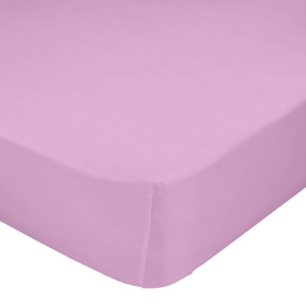 Onderlaken HappyFriday BASIC KIDS Roze Bed van 105