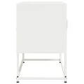 Meuble TV blanc 68x39x60,5 cm acier