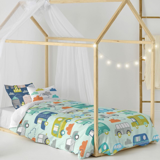 Parure de couette HappyFriday Moshi Moshi Holidays Multicouleur Lit 1