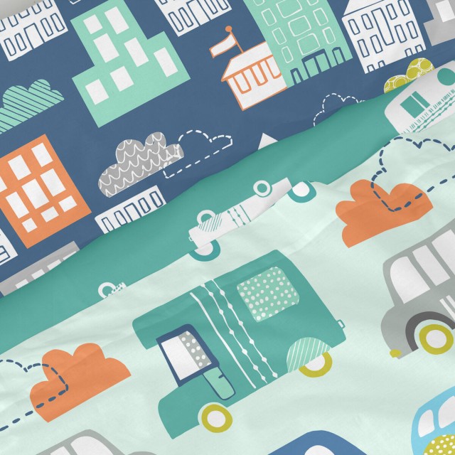 Bettwäsche-Set HappyFriday Moshi Moshi Holidays Bunt Einzelmatratze 2