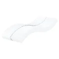 Matelas en mousse blanc 100x220 cm dureté H2 H3