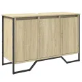 Armoire lavabo de salle de bain chêne sonoma 91x35x60 cm