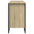 Armoire lavabo de salle de bain chêne sonoma 91x35x60 cm