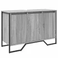 Armoire lavabo de salle de bain sonoma gris 91x35x60 cm