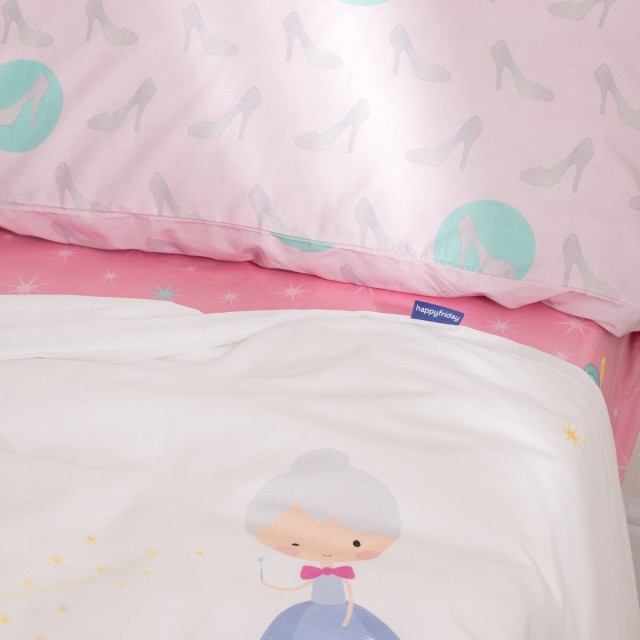 Parure de couette HappyFriday Mr Fox Pumpkin Multicouleur Lit 1 person