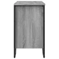 Armoire lavabo de salle de bain sonoma gris 60x35x60 cm