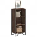 Bibliothèque chêne marron 50x31x106 cm bois d'ingénierie