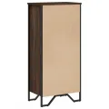 Bibliothèque chêne marron 50x31x106 cm bois d'ingénierie