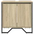 Armoire lavabo de salle de bain chêne sonoma 60x35x60 cm