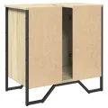 Armoire lavabo de salle de bain chêne sonoma 60x35x60 cm