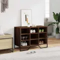 Armoire à chaussures chêne marron 90x38x61,5 cm bois ingénierie