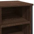 Armoire à chaussures chêne marron 90x38x61,5 cm bois ingénierie