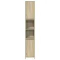 Ensemble de meubles de salle de bain 3 pcs chêne sonoma