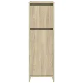 Ensemble de meubles de salle de bain 4 pcs chêne sonoma