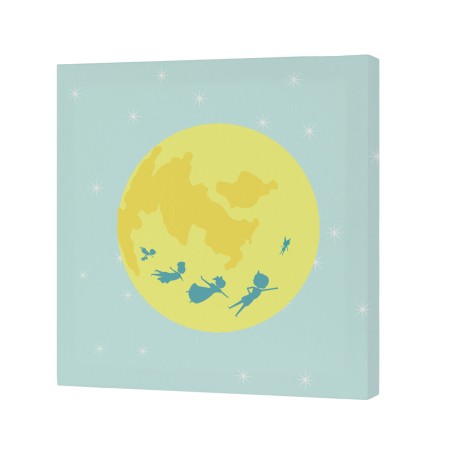 Tela HappyFriday Mr Box Flying boy Multicolore 27 x 27 cm