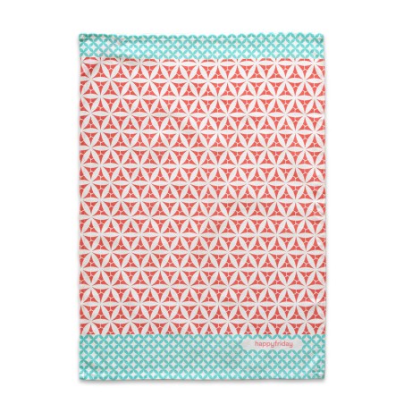 Paño de Cocina HappyFriday Floral Branch Multicolor 70 x 50 cm (2 Uni