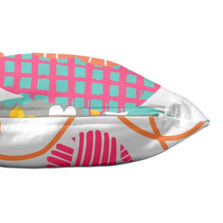 Cushion cover HappyFriday Moshi Moshi Cat & Mouse Multicolour 50 x 30