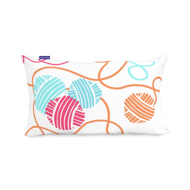 Housse de coussin HappyFriday Moshi Moshi Cat & Mouse Multicouleur 50
