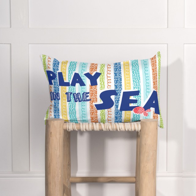 Housse de coussin HappyFriday Moshi Moshi Sea Life Multicouleur 50 x 3