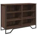 Buffet chêne marron 101x35,5x74,5 cm bois d'ingénierie