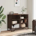 Buffet chêne marron 101x35,5x74,5 cm bois d'ingénierie