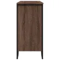 Buffet chêne marron 101x35,5x74,5 cm bois d'ingénierie