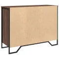 Buffet chêne marron 101x35,5x74,5 cm bois d'ingénierie