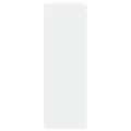 Buffet avec LED blanc 77x34x100 cm bois d'ingénierie