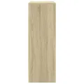 Buffet avec LED chêne sonoma 77x34x100 cm bois d'ingénierie