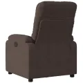 Fauteuil inclinable marron tissu microfibre