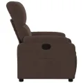 Fauteuil inclinable marron tissu microfibre