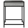 Table basse avec LED Infinity sonoma gris 40x40x51 cm