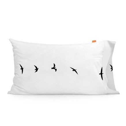 Funda de almohada HappyFriday Blanc Trip Multicolor 50 x 75 cm (2 Unid