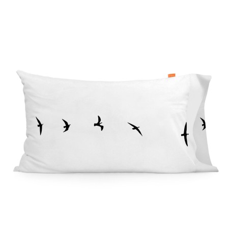 Funda de almohada HappyFriday Blanc Trip Multicolor 50 x 75 cm (2 Unid