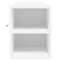 Meuble TV mural avec LED blanc 180x31x39,5 cm