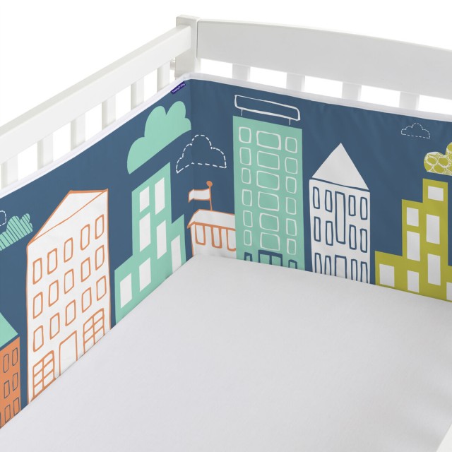 Protection du berceau HappyFriday Moshi Moshi Holidays Multicouleur 21