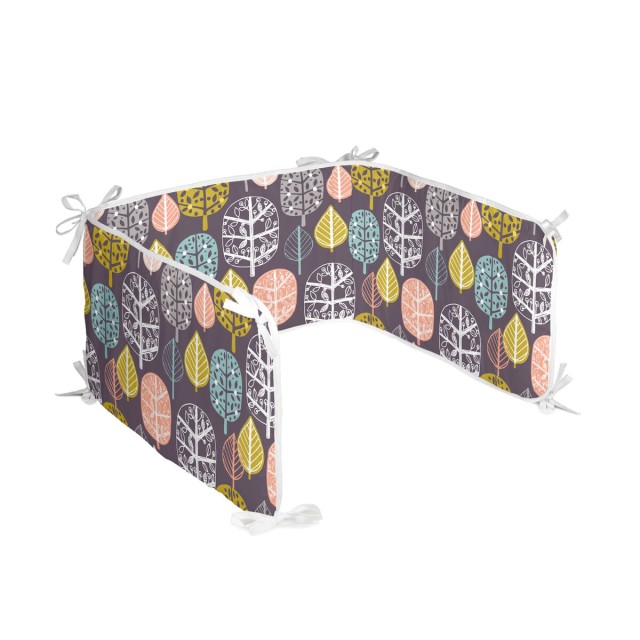 Protection du berceau HappyFriday Moshi moshi Woodland Multicouleur 21