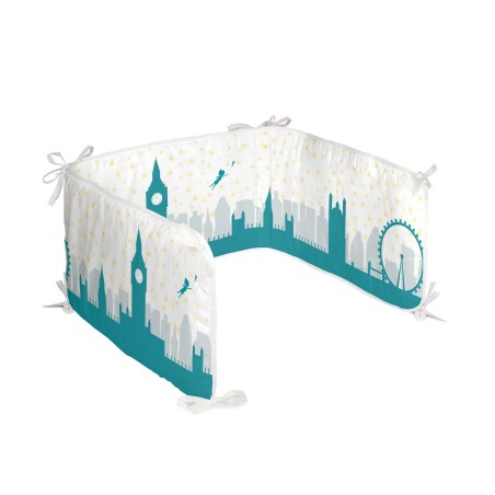 Protection du berceau HappyFriday Mr Fox Flying boy Multicouleur 210 x