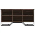 Armoire à chaussures chêne marron 90x38x45,5 cm bois ingénierie