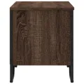 Armoire à chaussures chêne marron 90x38x45,5 cm bois ingénierie