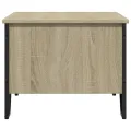 Table basse chêne sonoma 100x51x40 cm bois d'ingénierie