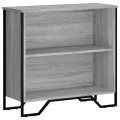 Bibliothèque sonoma gris 80x31x74,5 cm bois d'ingénierie