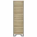Bibliothèque chêne sonoma 50x31x169 cm bois d'ingénierie