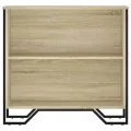Bibliothèque chêne sonoma 80x31x74,5 cm bois d'ingénierie